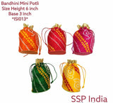SHREE SHYAM PRODUCTS 6 INCH ROUND MINI BANDHINI POTLI