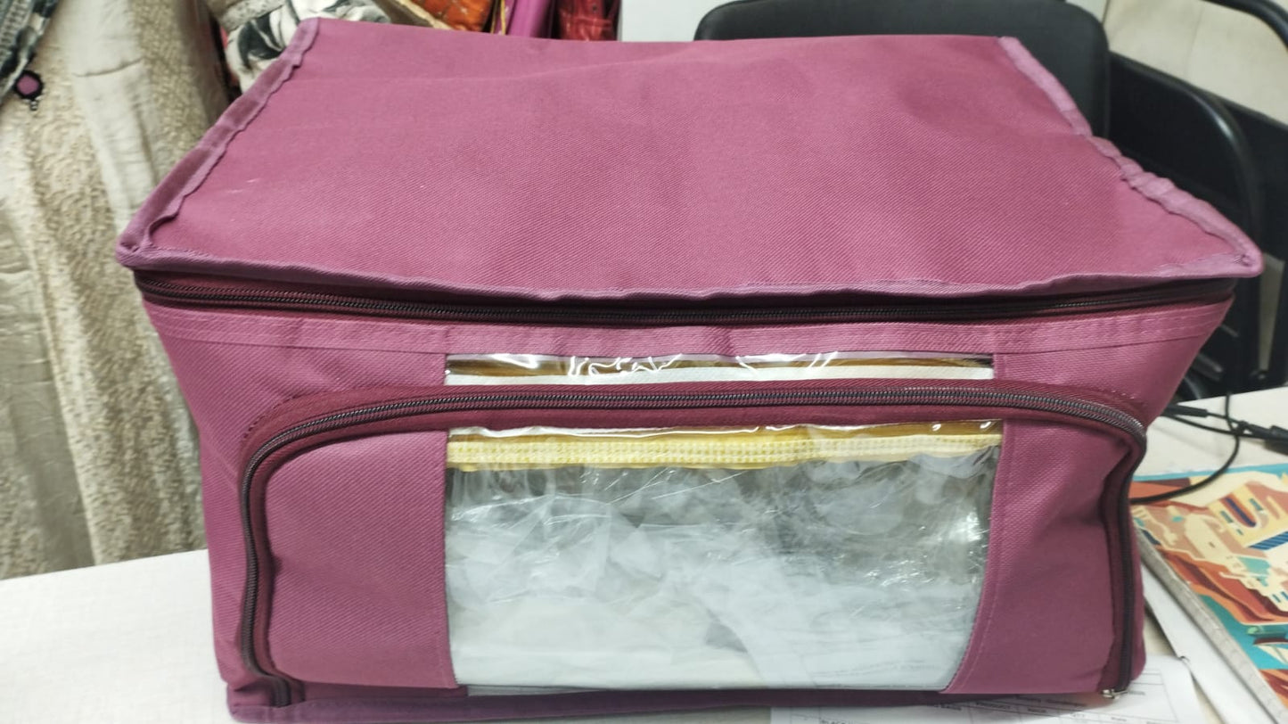 SHREE SHYAM PRODUCTS DOUBLE SIDE OPEN MATTY SAREE COVER