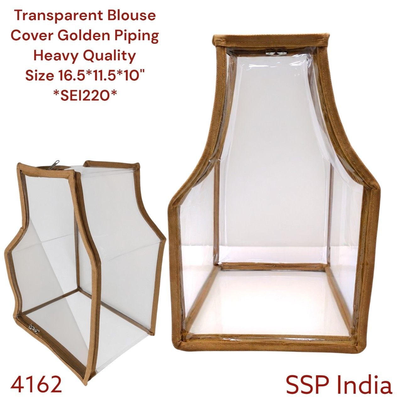 SHREE SHYAM PRODUCTS TRANSPARENT BLOUSE COVER MATTY PIPIN