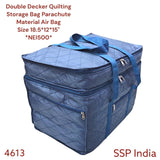 SHREE SHYAM PRODUCTS DOUBLE DECKER QUILTING STORAGE BAG