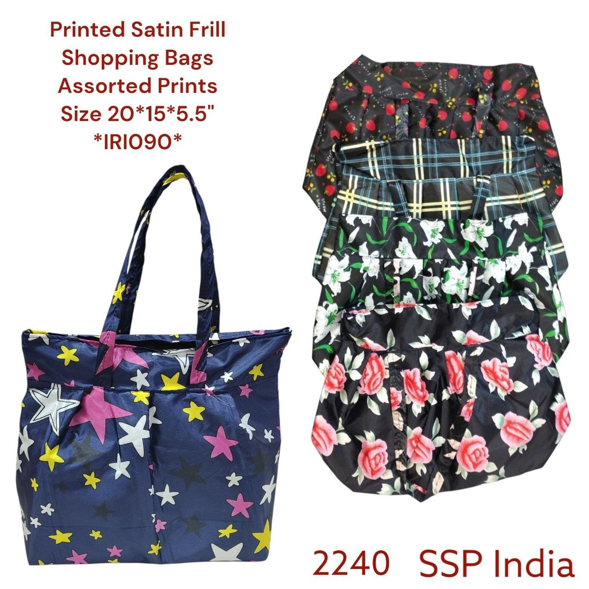 SHREE SHYAM PRODUCTS FROCK DESIGN SHINNER SHOPPING BAG