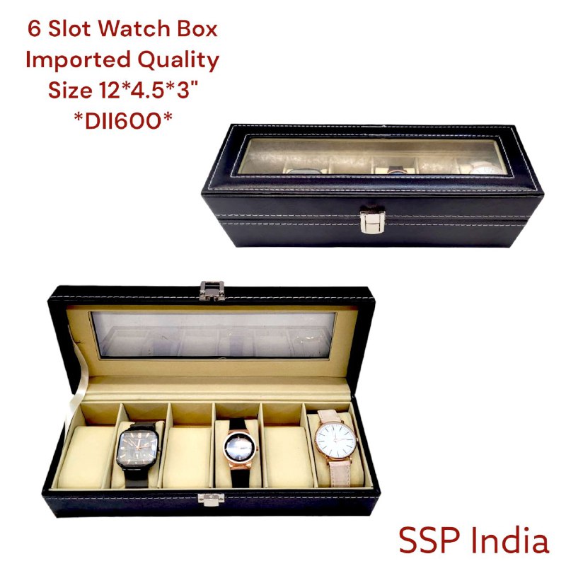 SHREE SHYAM PRODUCTS 6 SLOT WATCH BOX