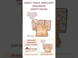 SHREE SHYAM PRODUCTS TISSUE SILK 9 POCKET JEWELLERY POUCH
